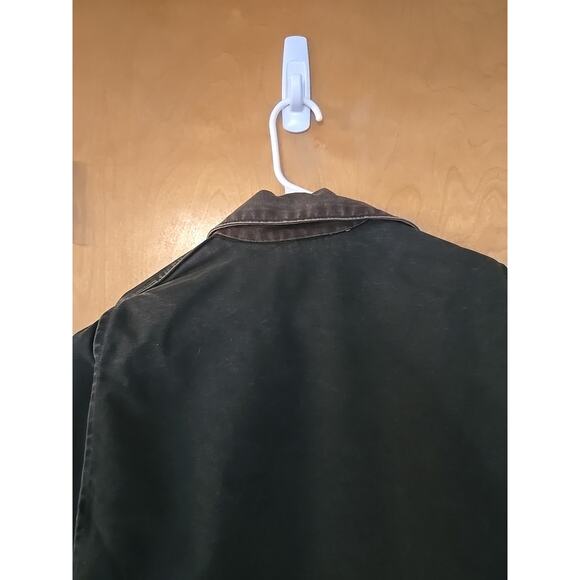 J97 - MOS Carhartt (XL Regular) Detroit Jacket - Blanket Lined Bomber Green - Picture 9 of 10